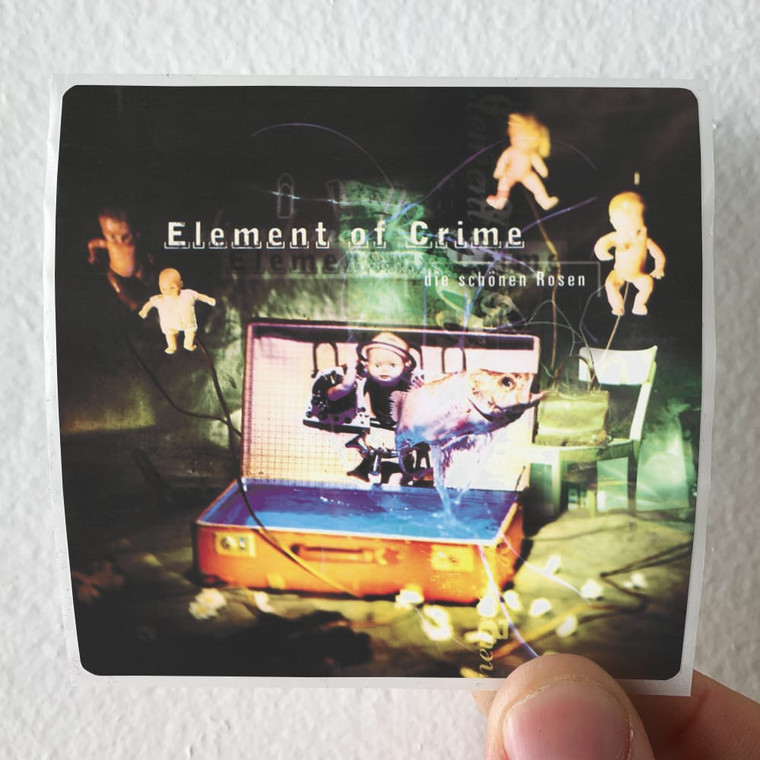 Element of Crime Die Schnen Rosen Album Cover Sticker