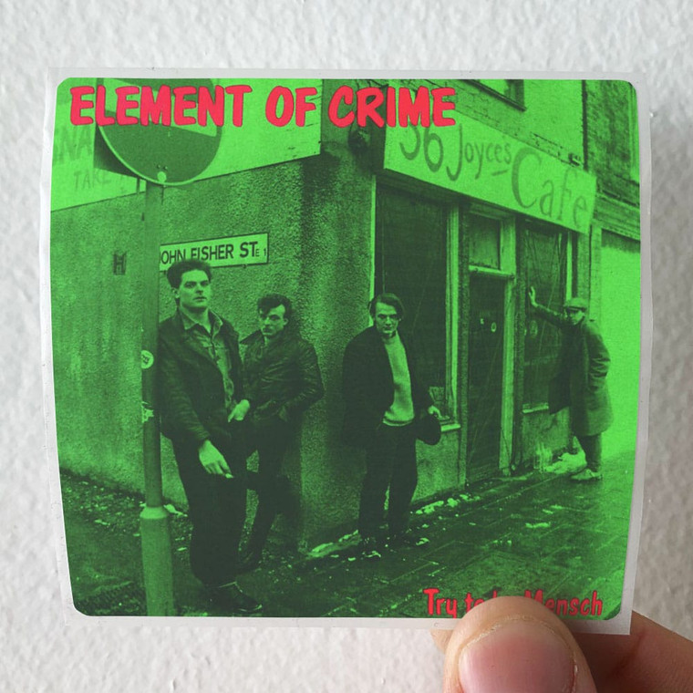 Element of Crime Try To Be Mensch Album Cover Sticker