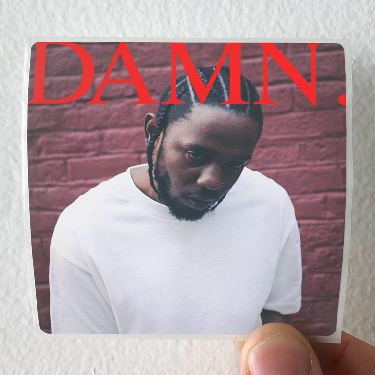 Kendrick Lamar Damn Album Cover Sticker