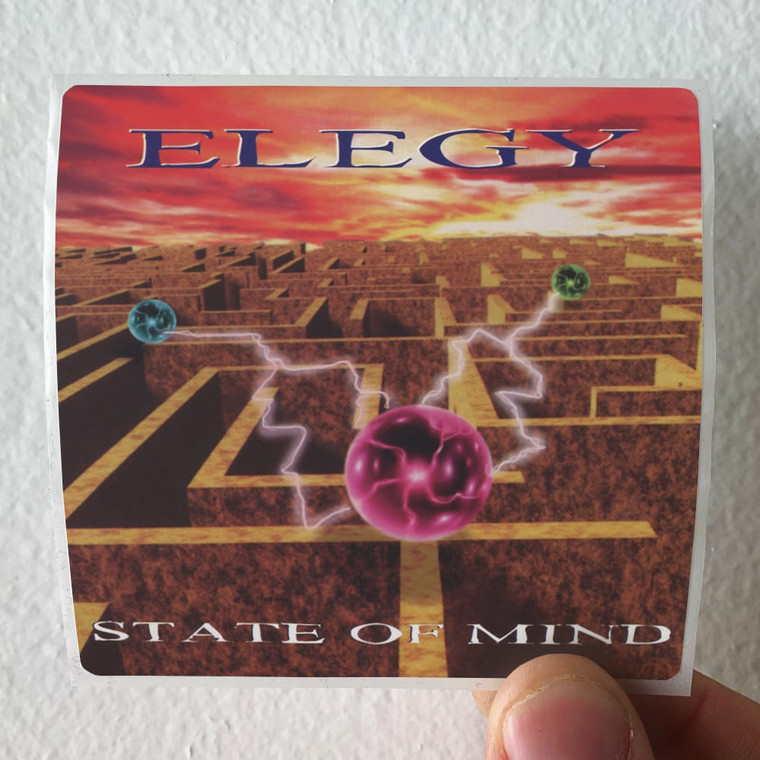 Elegy State Of Mind Album Cover Sticker