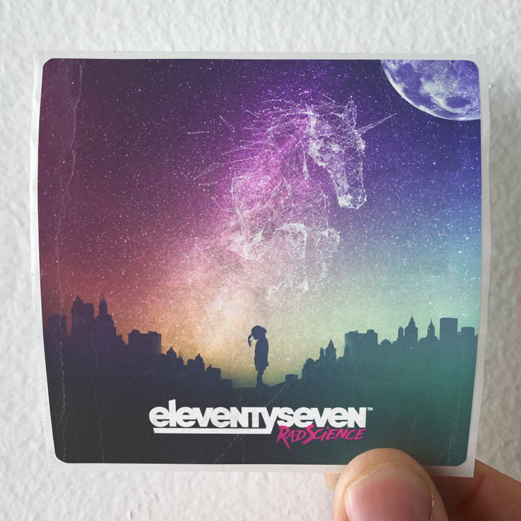eleventyseven Rad Science Album Cover Sticker