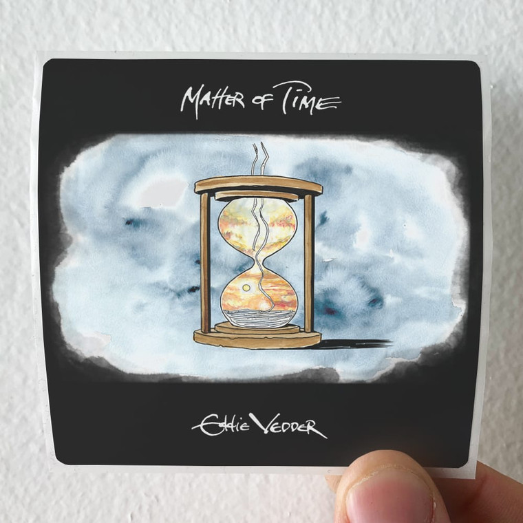 Eddie Vedder Matter Of Time Album Cover Sticker