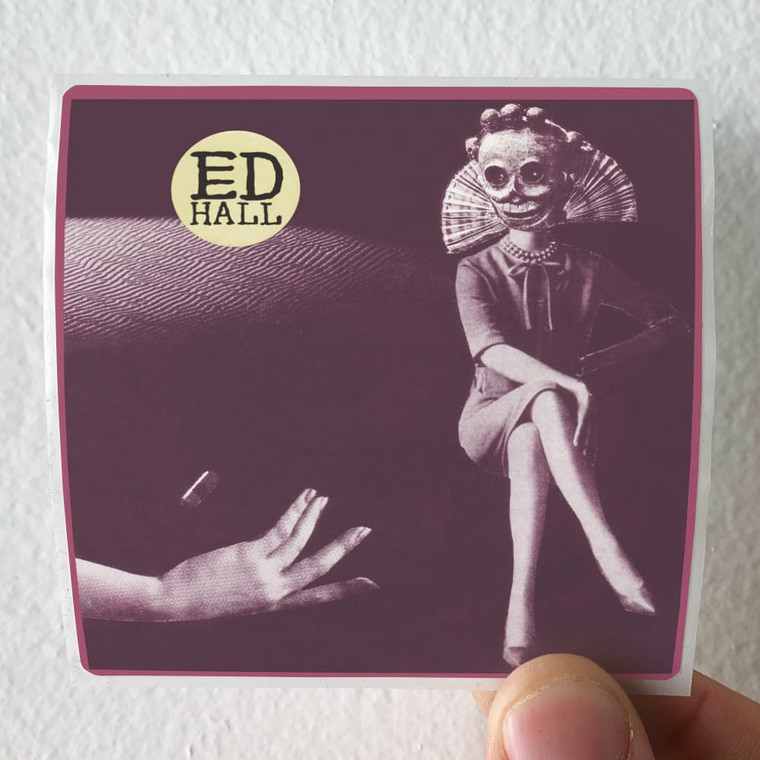 Ed Hall Deth Album Cover Sticker