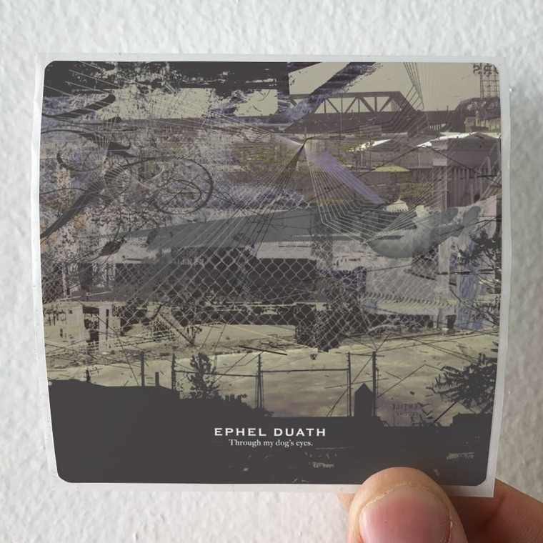 Ephel Duath Through My Dogs Eyes Album Cover Sticker