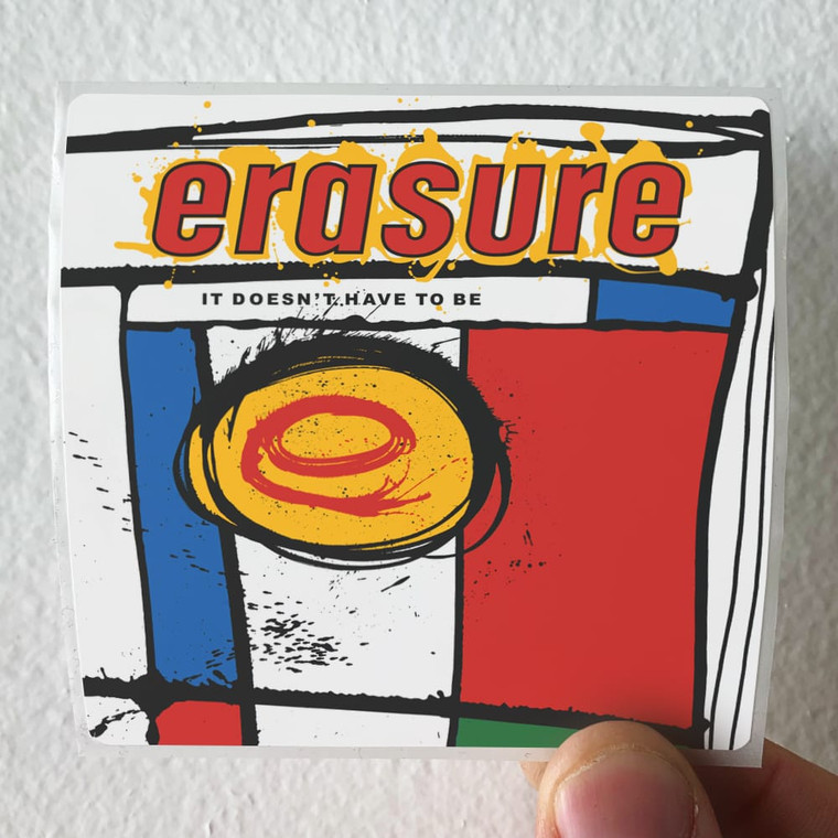 Erasure It Doesnt Have To Be Album Cover Sticker