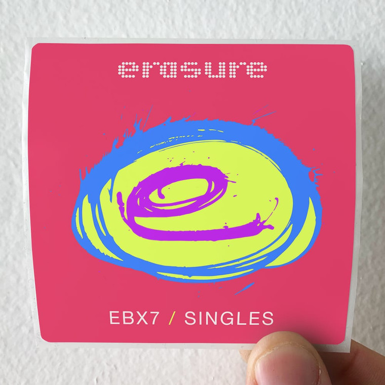 Erasure Ebx 7 Singles Album Cover Sticker