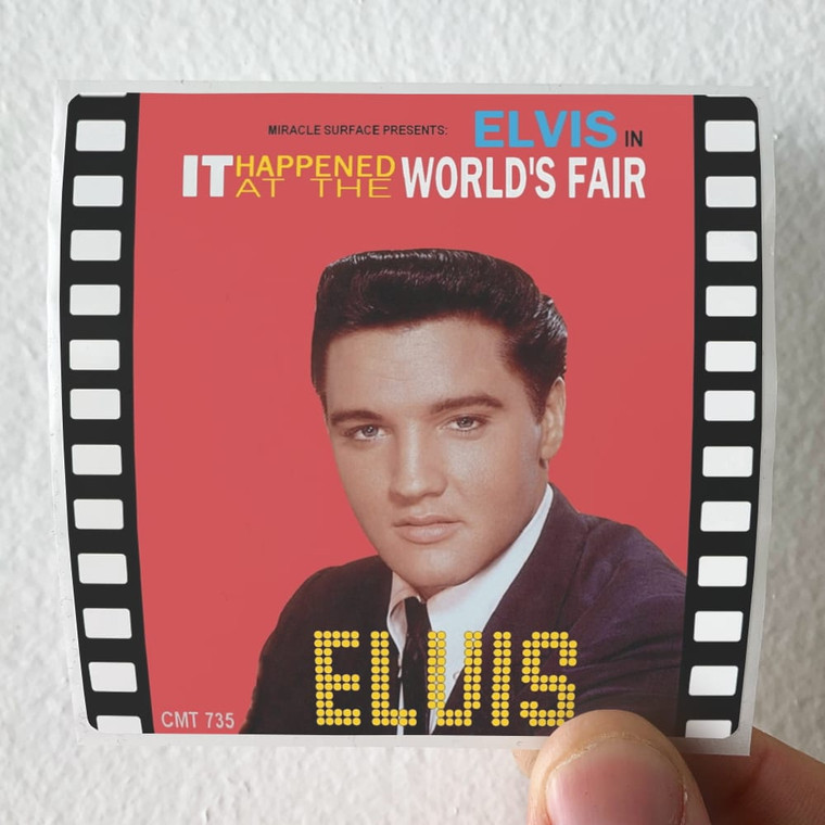 Elvis Presley It Happened At The Worlds Fair Album Cover Sticker