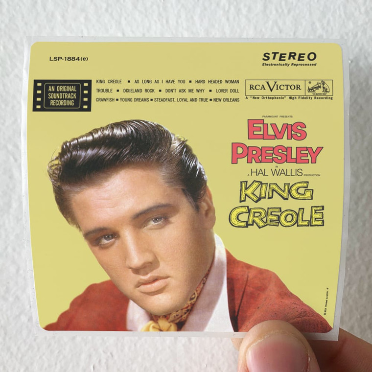 Elvis Presley King Creole 2 Album Cover Sticker