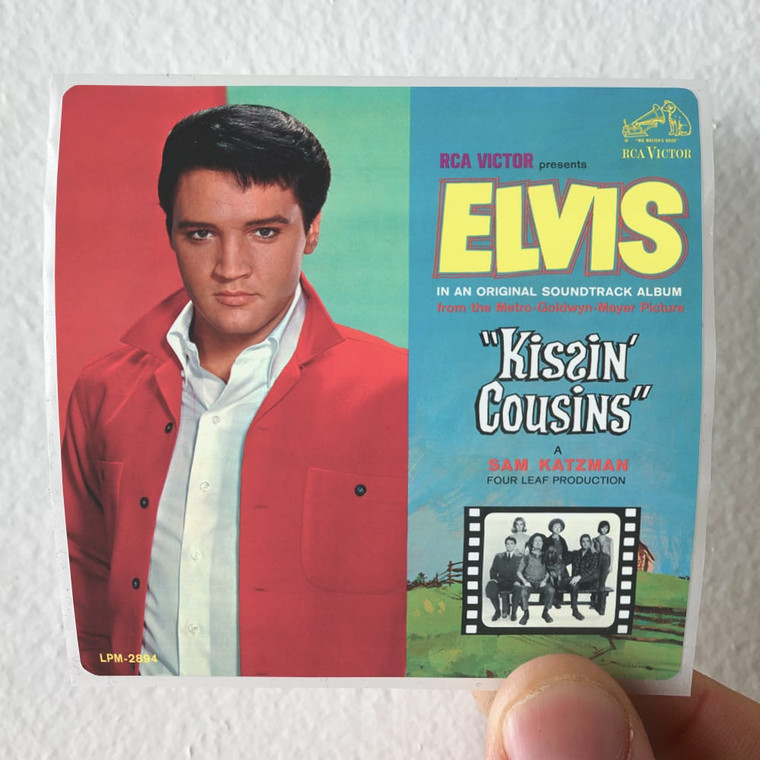 Elvis Presley Kissin Cousins Album Cover Sticker