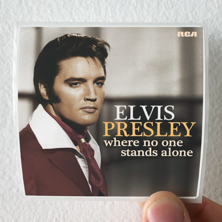 Elvis Presley Where No One Stands Alone Album Cover Sticker