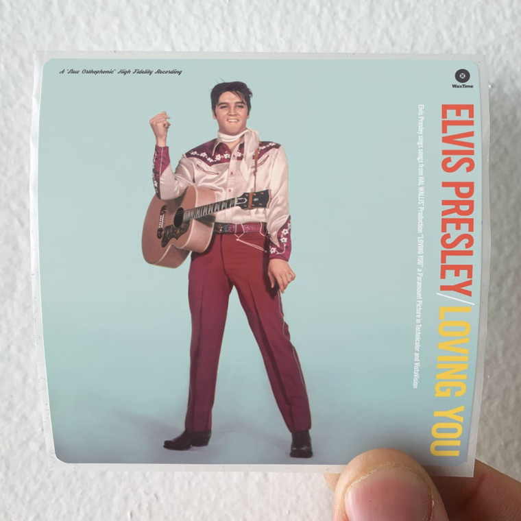 Elvis Presley Loving You Album Cover Sticker
