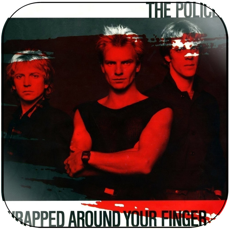 The Police Wrapped Around Your Finger Album Cover Sticker Album Cover Sticker