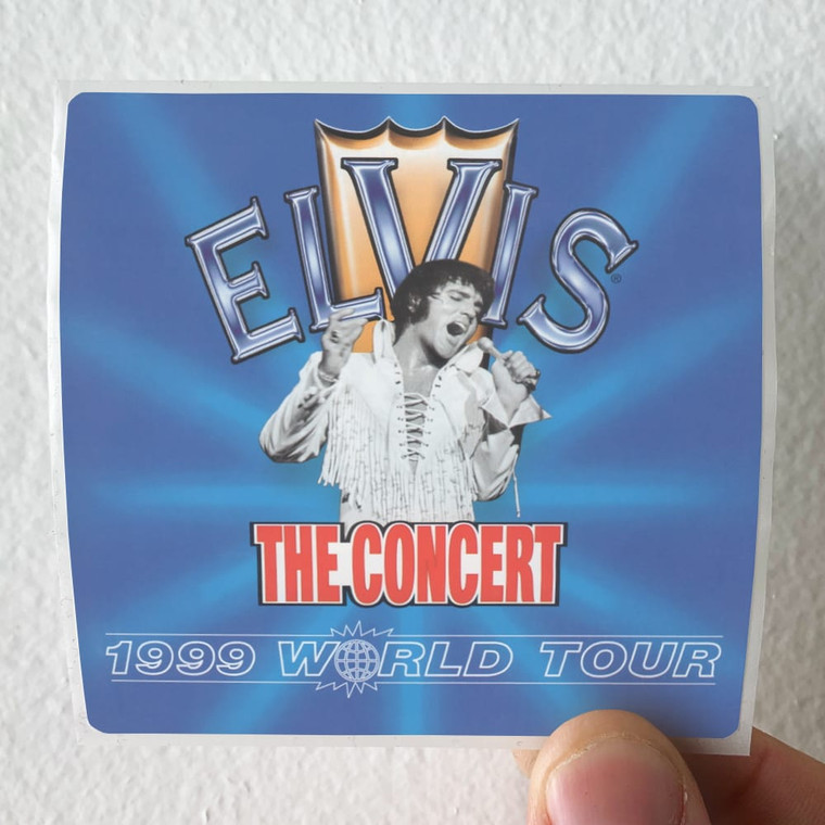 Elvis Presley The Concert 1999 World Tour Album Cover Sticker