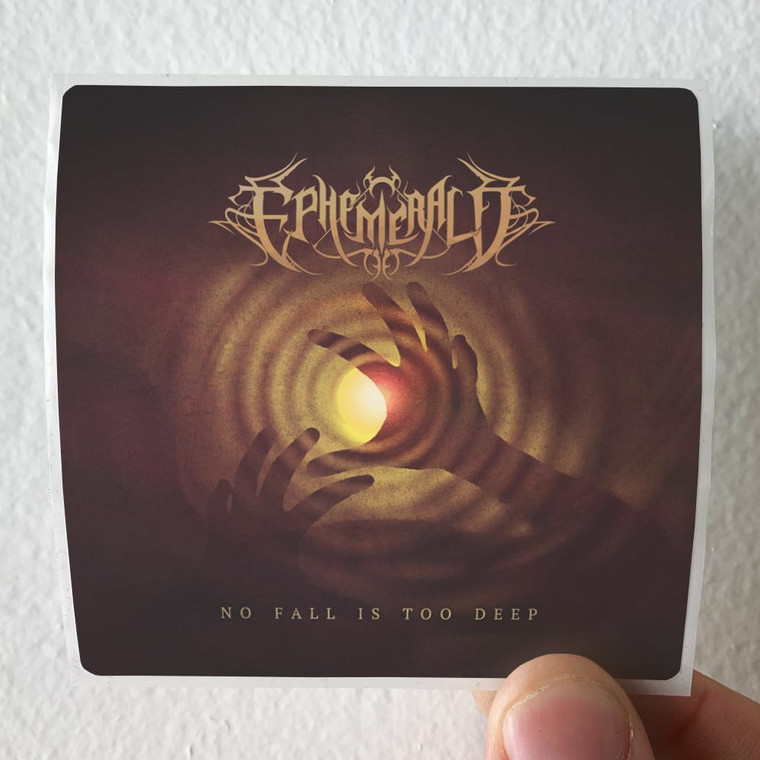 Ephemerald No Fall Is Too Deep Album Cover Sticker