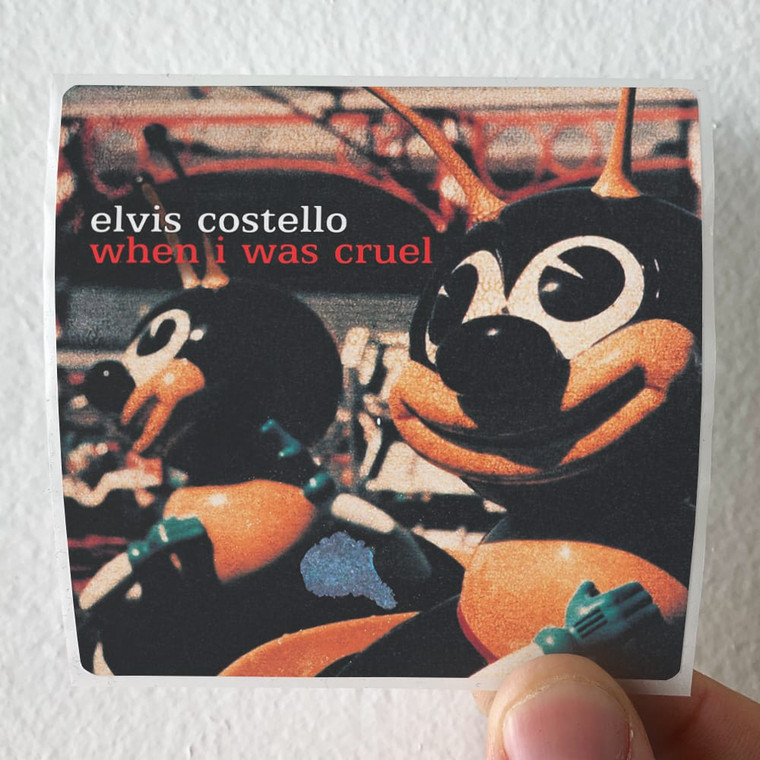 Elvis Costello When I Was Cruel Album Cover Sticker
