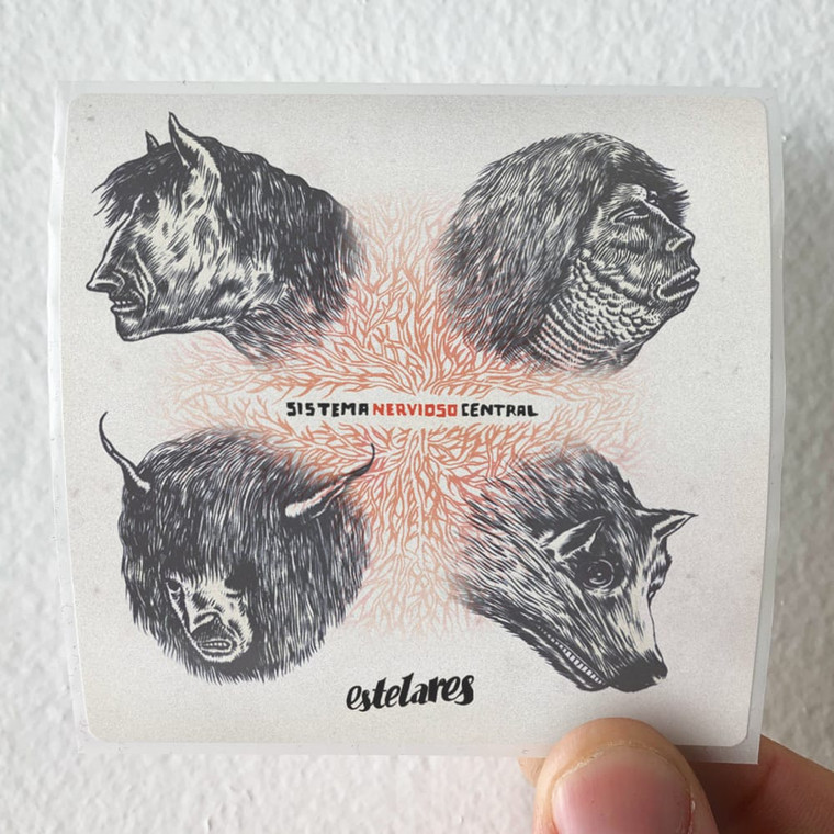 Estelares Sistema Nervioso Central Album Cover Sticker