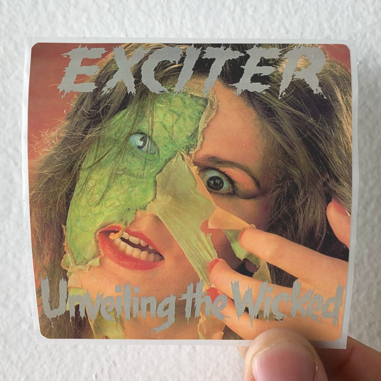 Exciter Unveiling The Wicked Album Cover Sticker