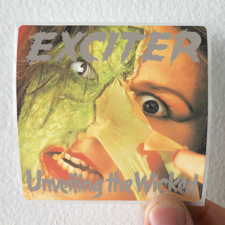 Exciter Unveiling The Wicked 1 Album Cover Sticker