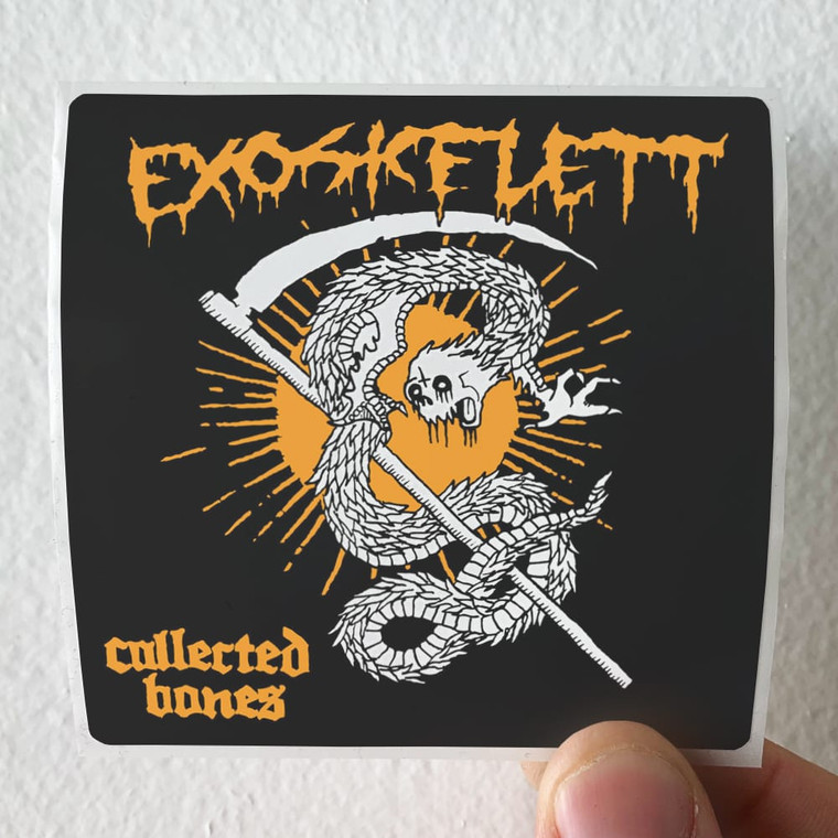 Exoskelett Collected Bones Album Cover Sticker
