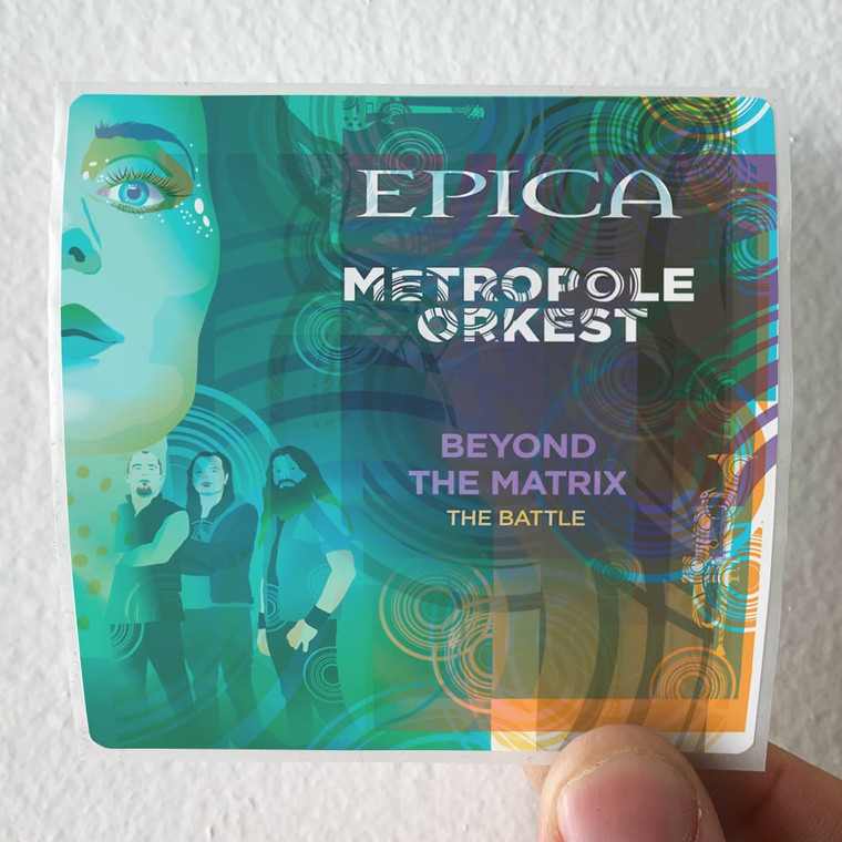 Epica Beyond The Matrix The Battle Album Cover Sticker