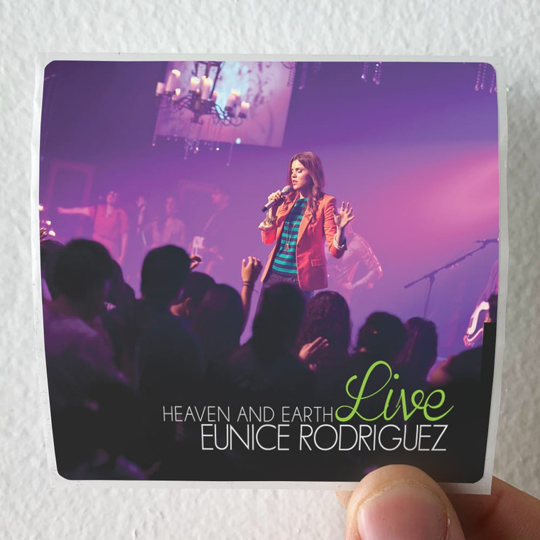 Eunice Rodriguez Heaven And Earth Live Album Cover Sticker