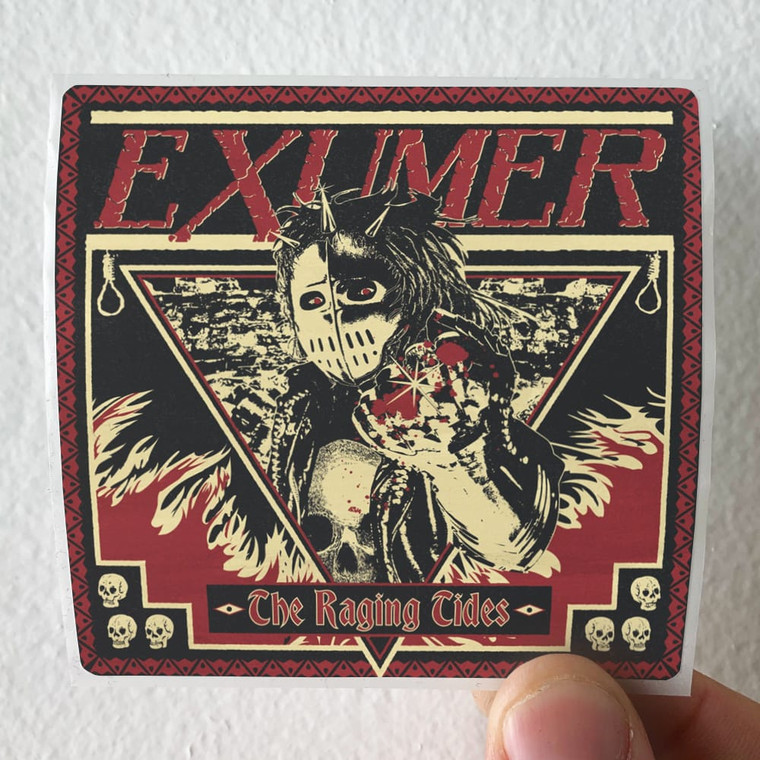 Exumer The Raging Tides Album Cover Sticker