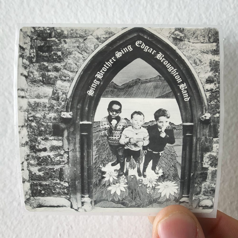 Edgar Broughton Band Sing Brother Sing Album Cover Sticker