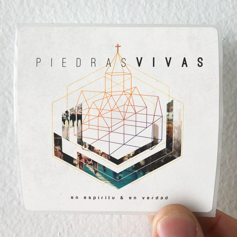 En Espiritu y En Verdad Piedras Vivas Album Cover Sticker