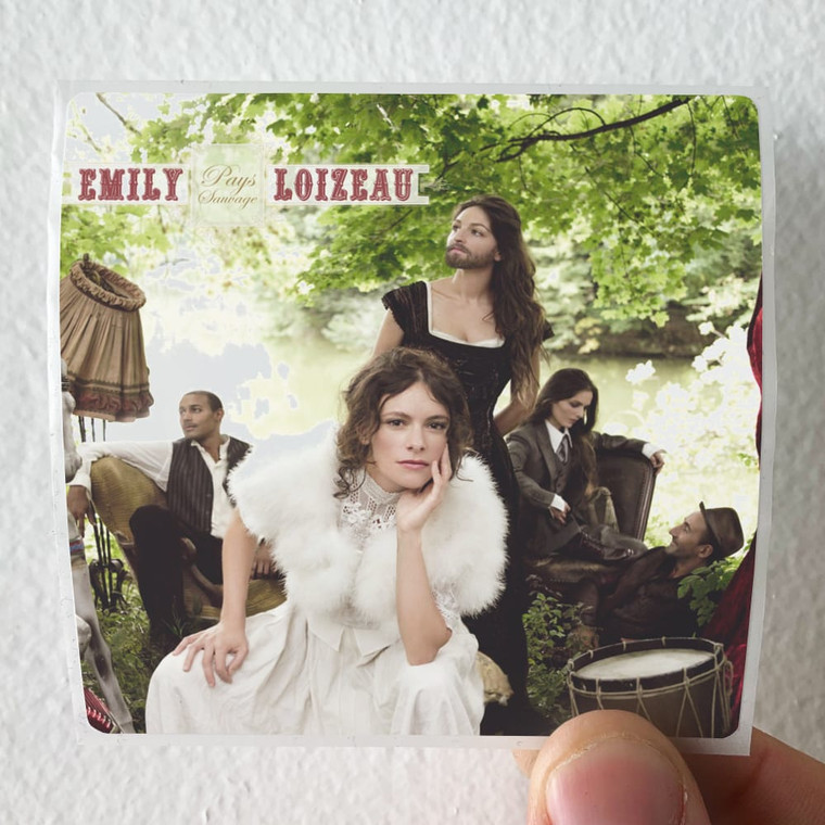 Emily Loizeau Pays Sauvage Album Cover Sticker