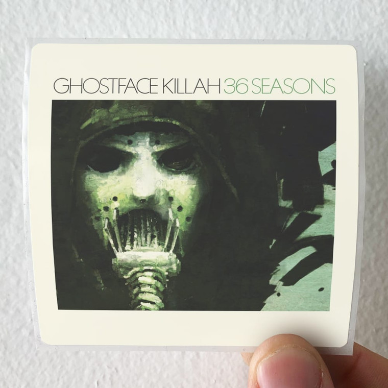 Ghostface Killah 36 Seasons Album Cover Sticker