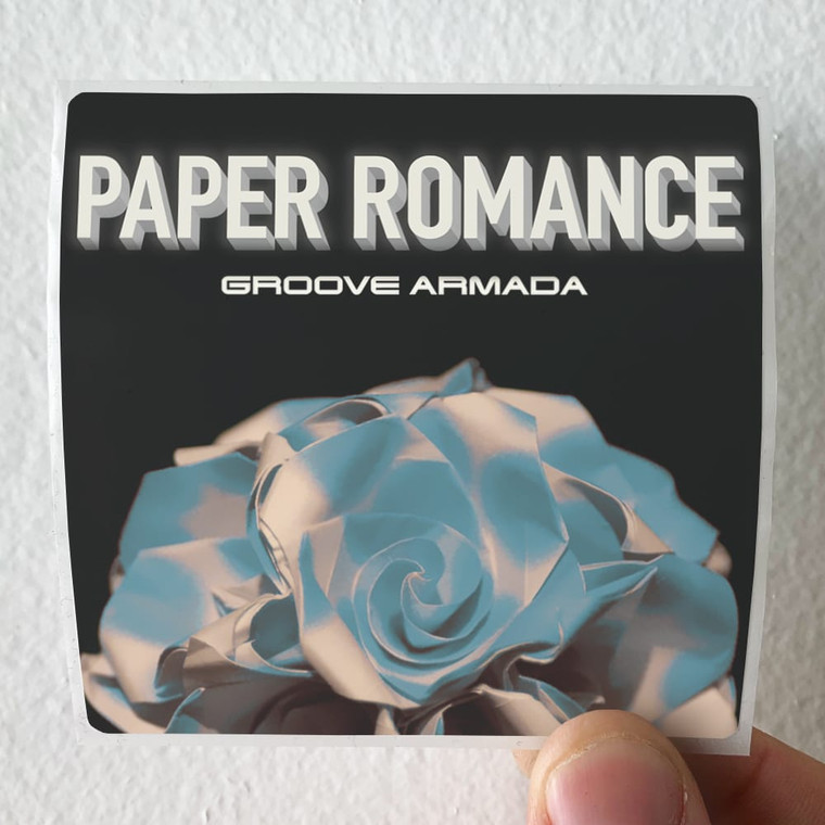 Groove Armada Paper Romance Album Cover Sticker