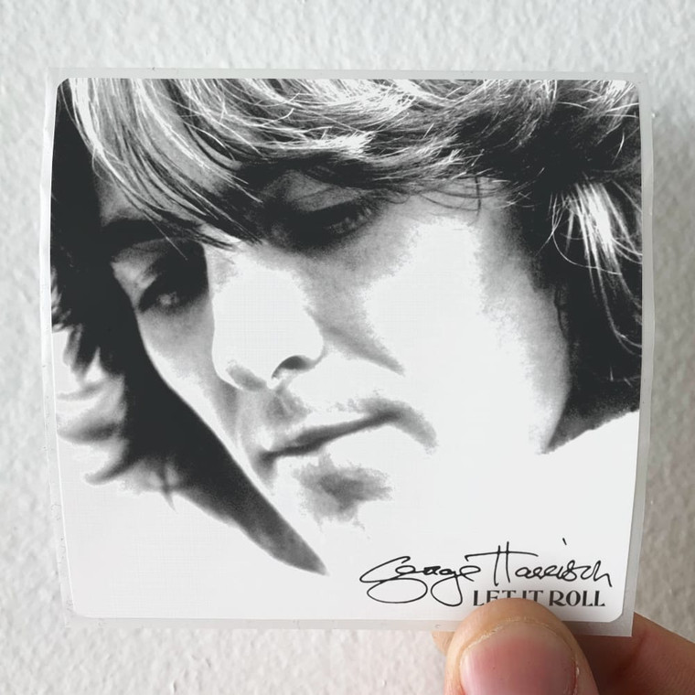 George Harrison Let It Roll Songs Of George Harrison Album Cover Sticker
