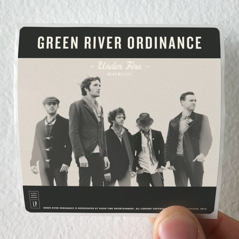 Green River Ordinance Under Fire Album Cover Sticker