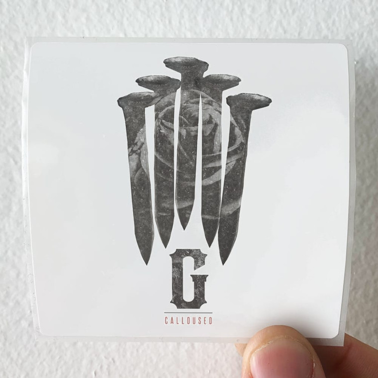 Gideon Calloused Album Cover Sticker