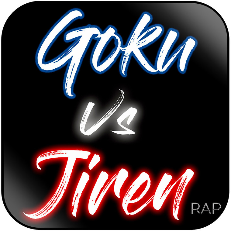 Porta Goku Vs Jiren Rap Album Cover Sticker Album Cover Sticker