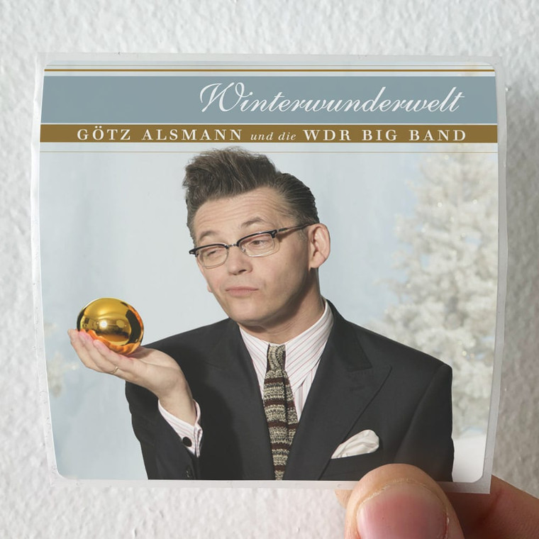 Gotz Alsmann Winterwunderwelt Album Cover Sticker