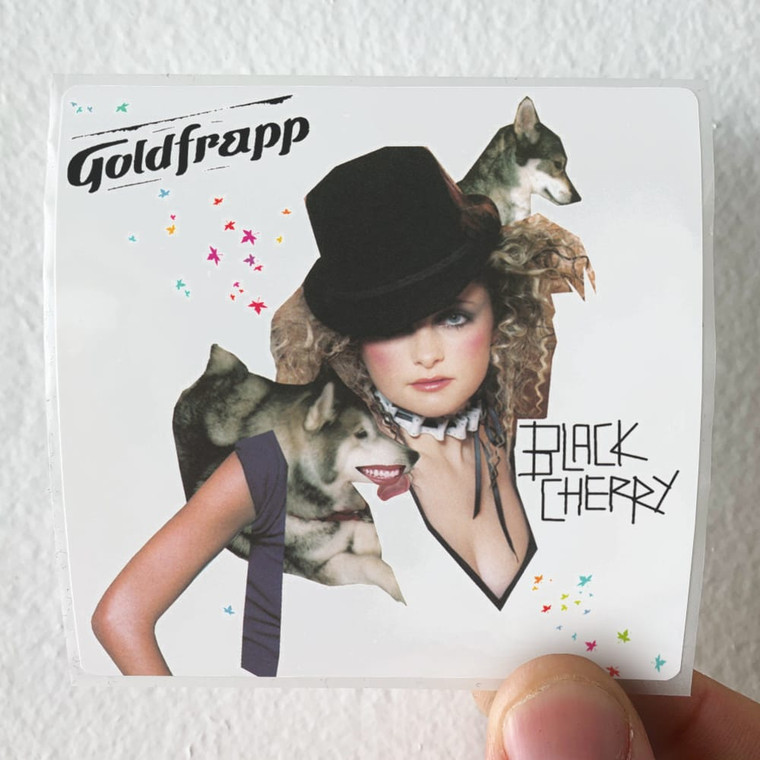 Goldfrapp Black Cherry 1 Album Cover Sticker