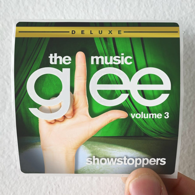 Glee Cast Glee The Music Volume 3 Showstoppers Album Cover Sticker Glee Cast Glee The Music Volume 3 Showstoppers Album Cover Sticker