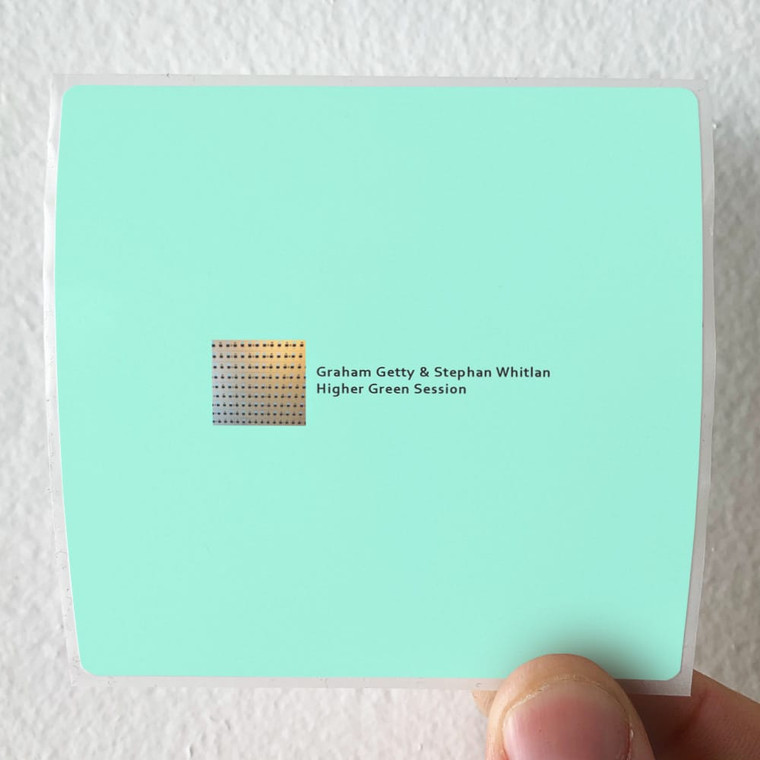 Graham Getty Higher Green Session Album Cover Sticker