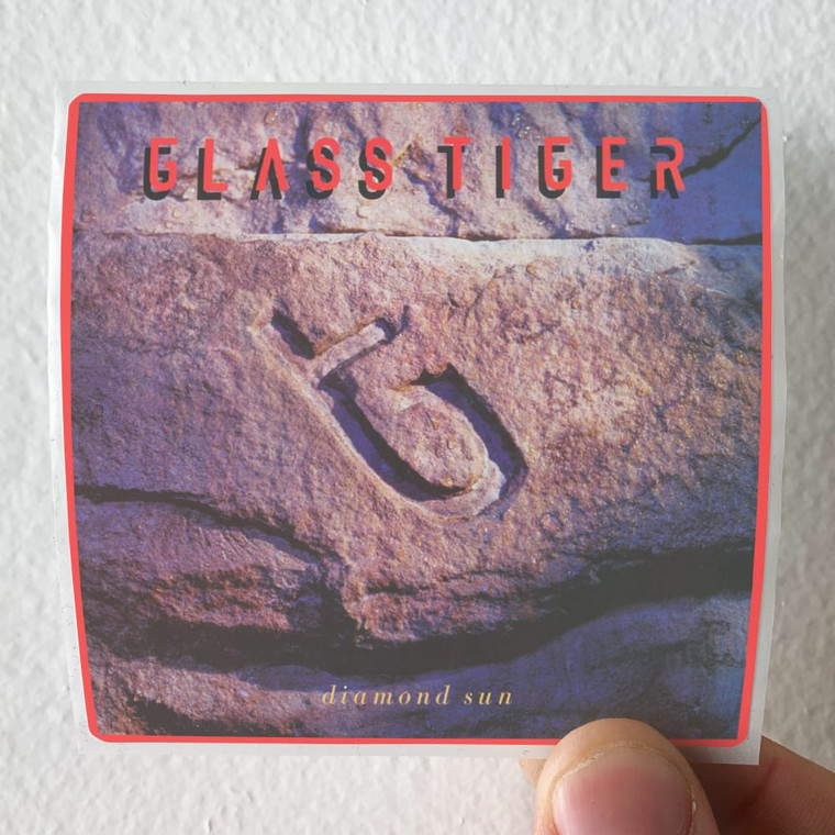 Glass Tiger Diamond Sun 1 Album Cover Sticker