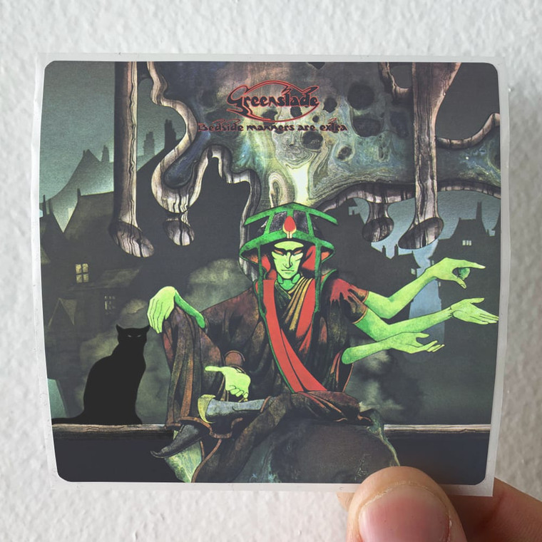 Greenslade Bedside Manners Are Extra Album Cover Sticker