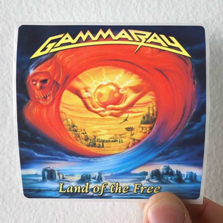 Gamma Ray Land Of The Free 1 Album Cover Sticker