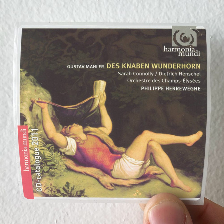 Gustav Mahler Des Knaben Wunderhorn Orchestre Des Champs Lyses Feat Conductor Philippe Herreweghe Mezzo Soprano Sarah Connolly Baryton Dietrich Henschel Album Cover Sticker