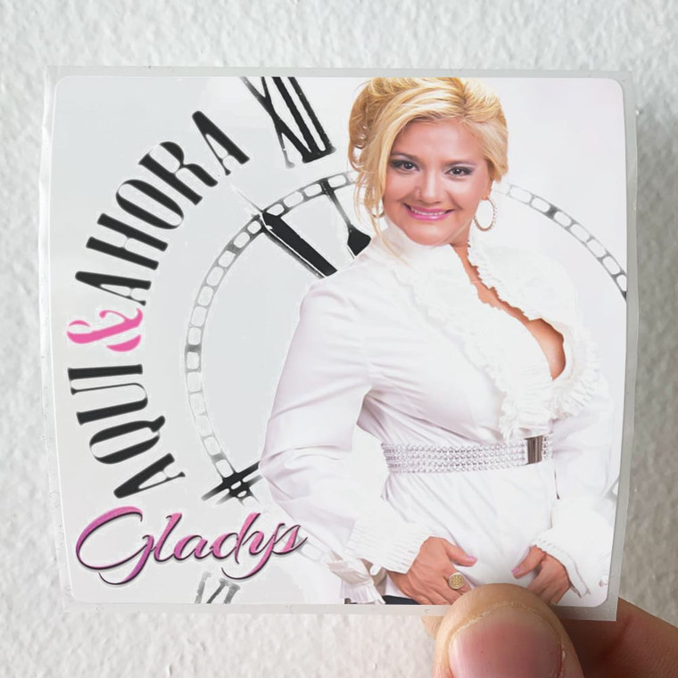 Gladys La Bomba Tucumana Aqui Ahora Album Cover Sticker