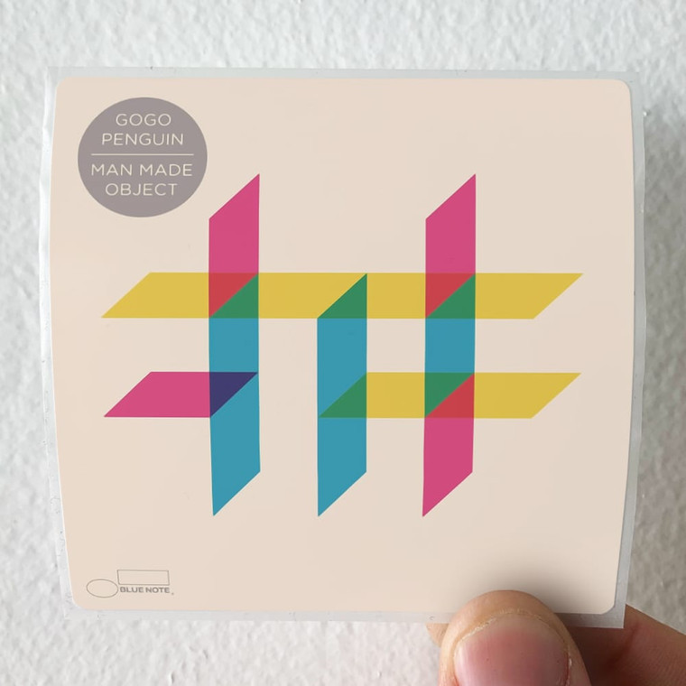 GoGo Penguin Man Made Object Album Cover Sticker