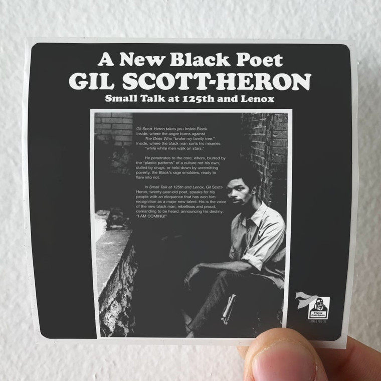 Gil Scott-Heron Small Talk At 125Th And Lenox Album Cover Sticker