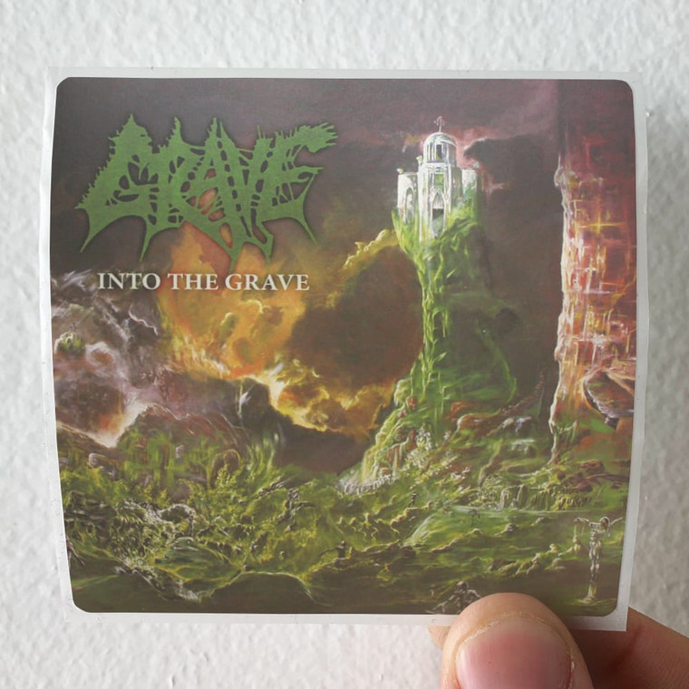 Grave Into The Grave Album Cover Sticker