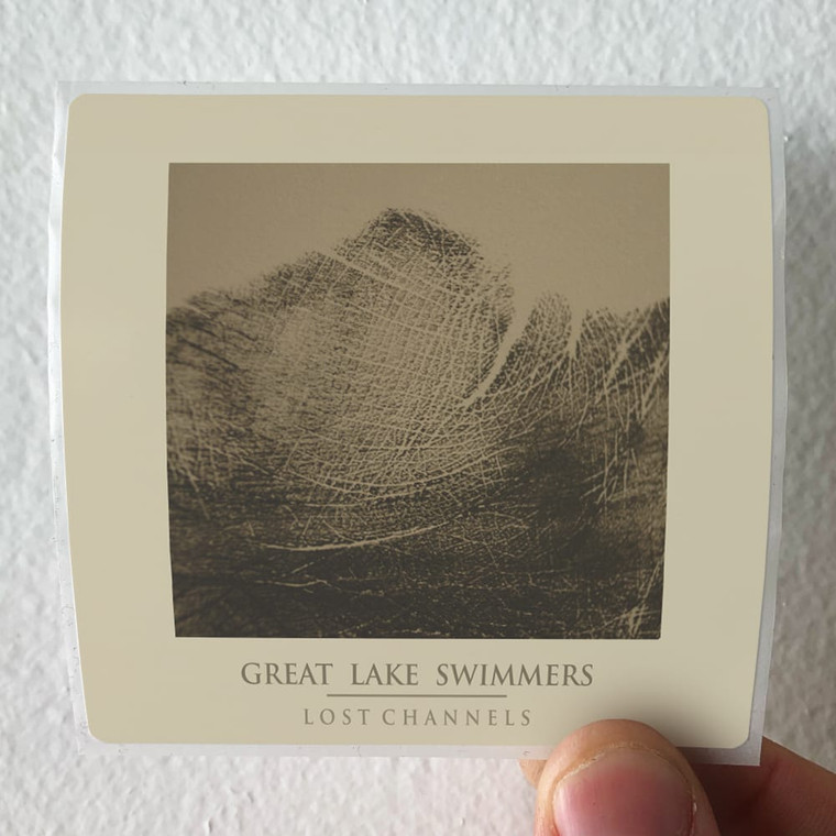 Great Lake Swimmers Lost Channels Album Cover Sticker Great Lake Swimmers Lost Channels Album Cover Sticker