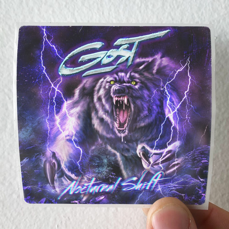 Gost Nocturnal Shift Album Cover Sticker