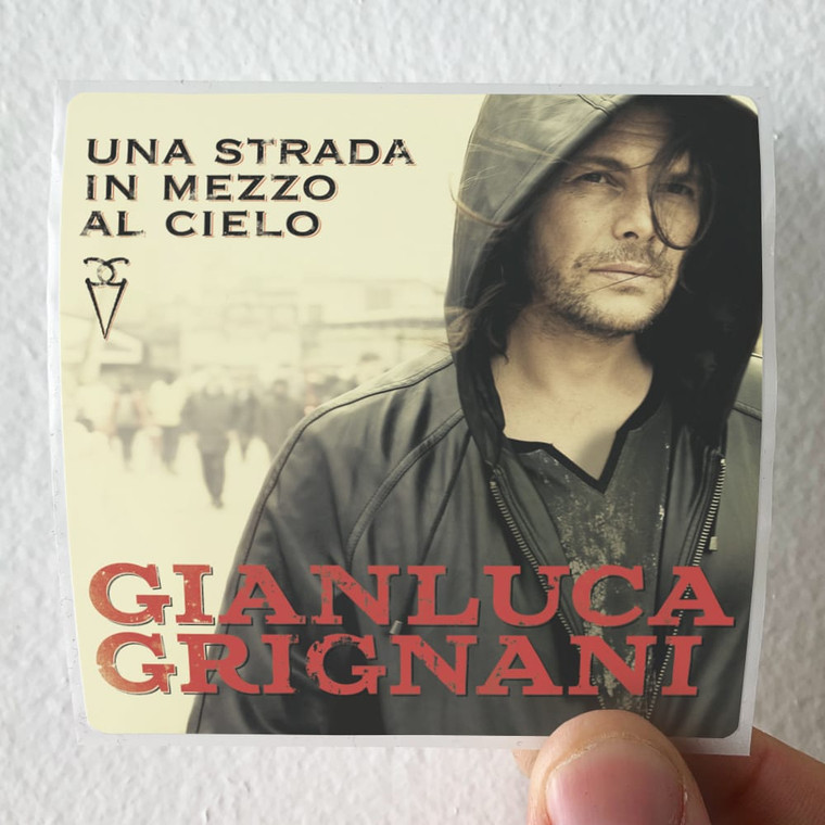 Gianluca Grignani Una Strada In Mezzo Al Cielo Album Cover Sticker